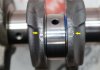 Kurbelwelle 12702504, 12706018, 25203539, 25203989 zum GM, CHEVROLET, OPEL F12SHL, F12SHR, F12SHT, LIH