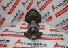 Albero motore DE22, 6460300001 per MERCEDES OM646  ( 646811, 646812, 646820, 646821 )