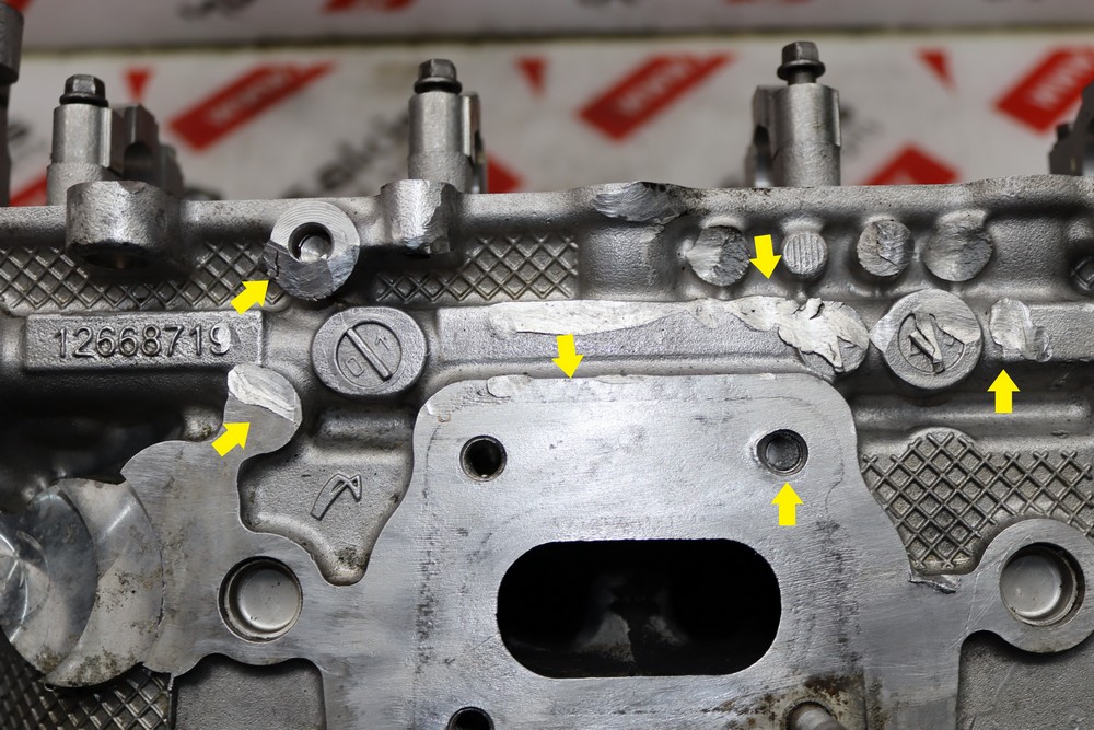 Cylinder Head 12668719, 12696261, 12696263 for OPEL, CHEVROLET, GM B14XFT, B15SFL, B15SFT, LYX, LFV, LE2