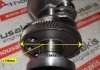 Vilebrequin 25708, Α25464 pour MERCEDES 